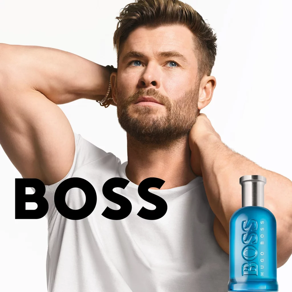 Chris Hemsworth Para Boss Bottled Pacific